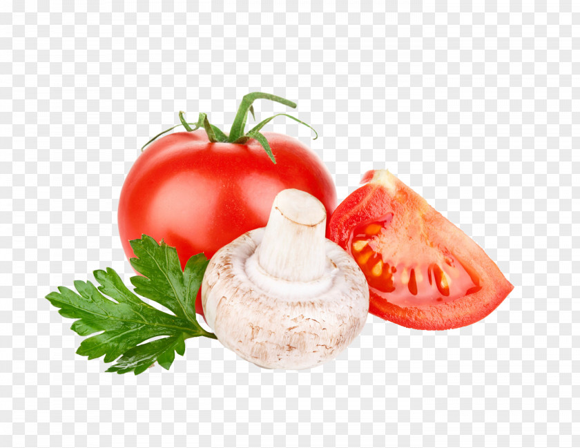 Mushrooms Vegetable Fruit Tomato Food Ingredient PNG