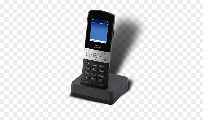 302 Feature Phone Mobile Phones Cisco Small Business SPA302D Digital Enhanced Cordless Telecommunications Telephone PNG
