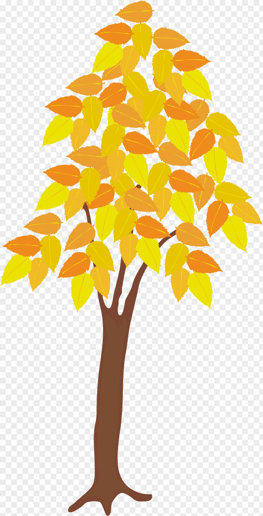 Autumn Tree Plant Clip Art PNG