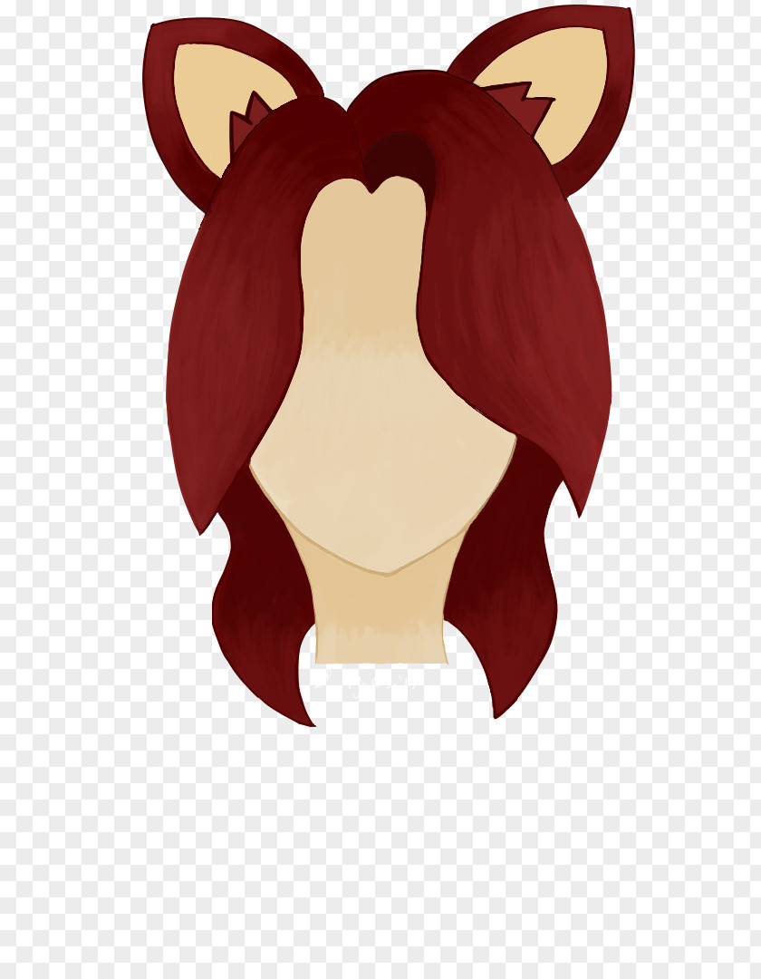 Cat Lady Horse Ear Character Clip Art PNG