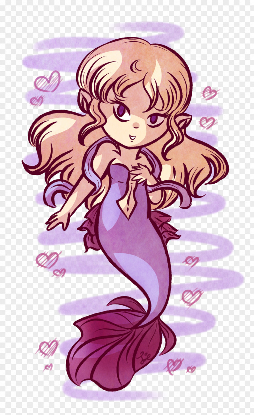 Fairy Cartoon Muscle Mermaid PNG