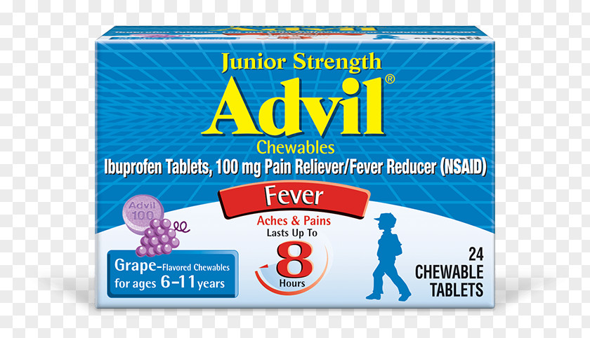 Fever Child Ibuprofen Tablet Common Cold Ache Children's Advil PNG