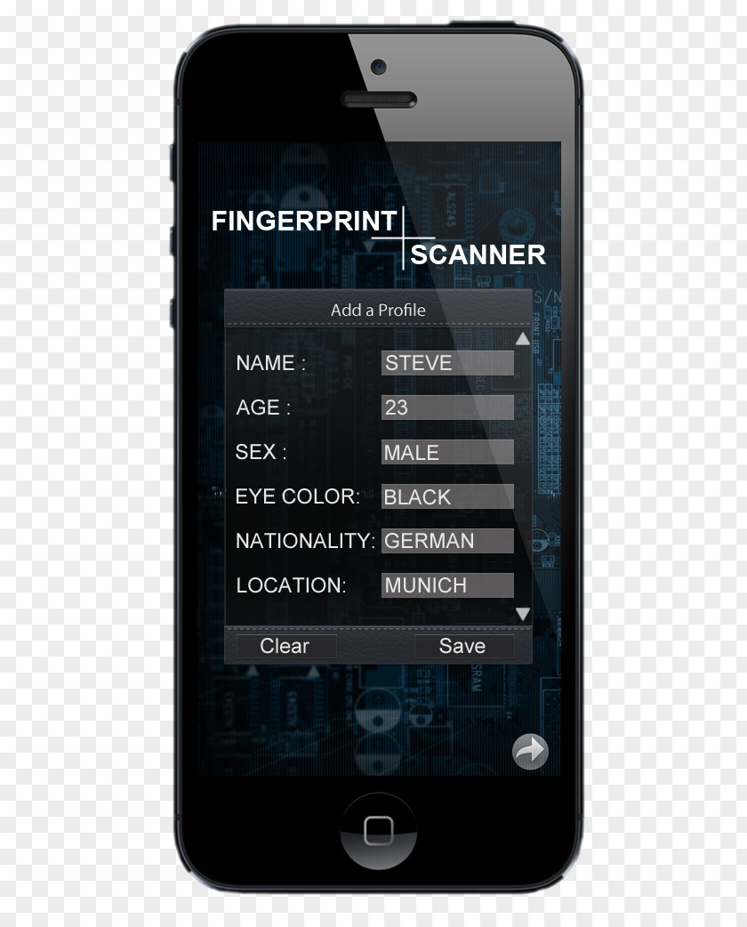 Finger Print Feature Phone Smartphone Handheld Devices Multimedia Cellular Network PNG
