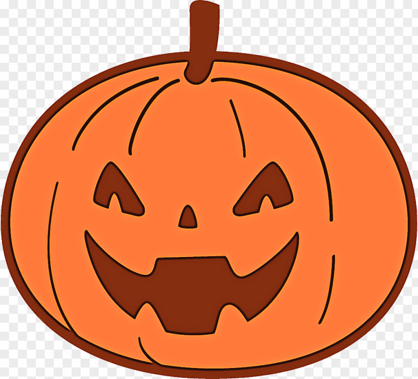 Jack-o-Lantern Halloween Carved Pumpkin PNG