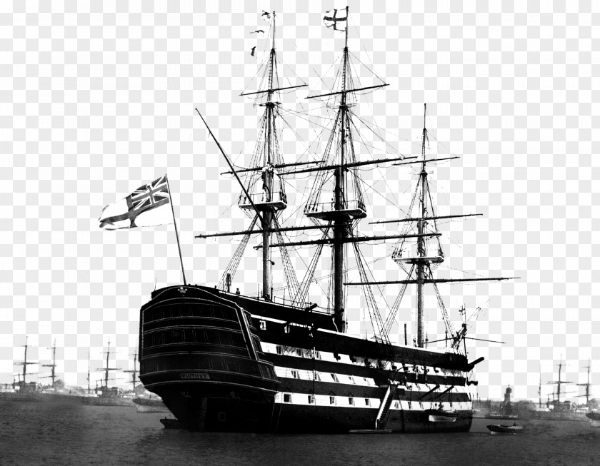 Ship HMS Victory Of The Line Clipper Sail PNG