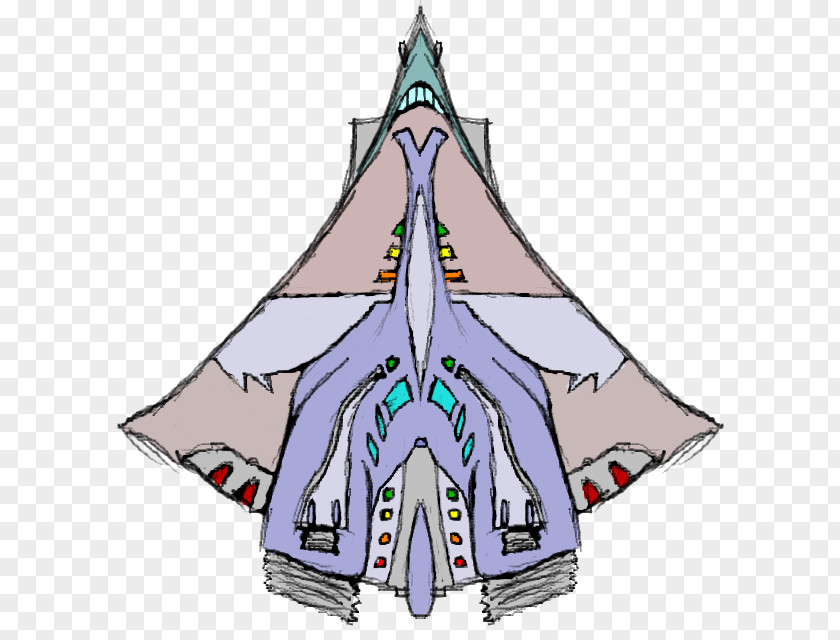 Spaceship 2d Costume Design Top-down And Bottom-up PNG