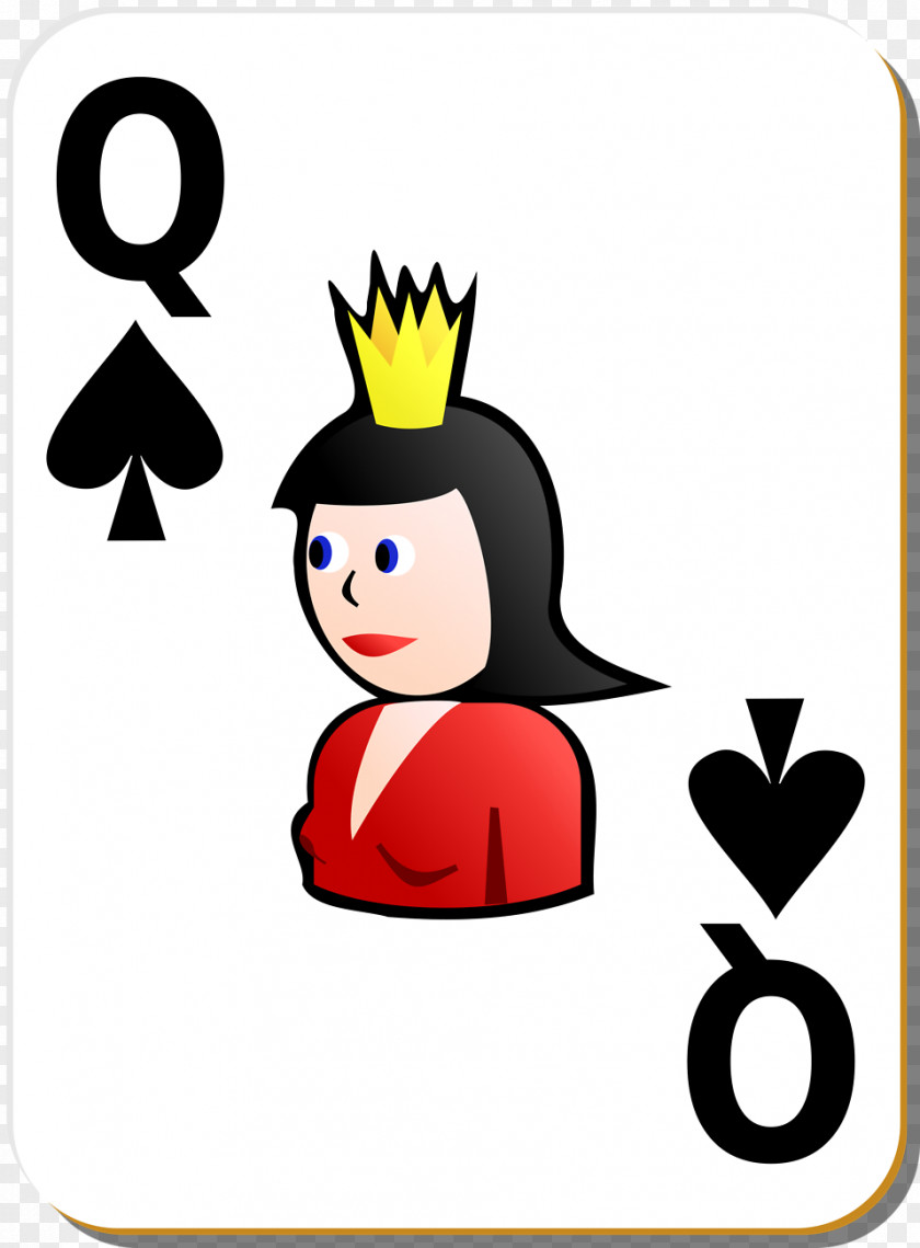 Ace Card Queen Of Hearts Playing Clip Art PNG