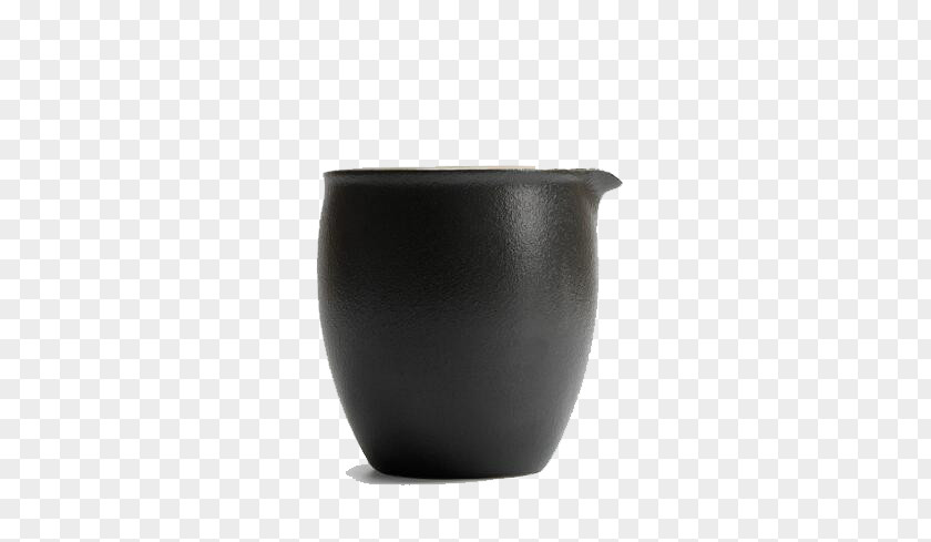 Zen Black Stone Glaze Fair Cup Coffee Ceramic Mug PNG