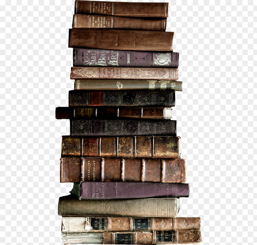 A Pile Of Books Used Book Reading Clip Art PNG