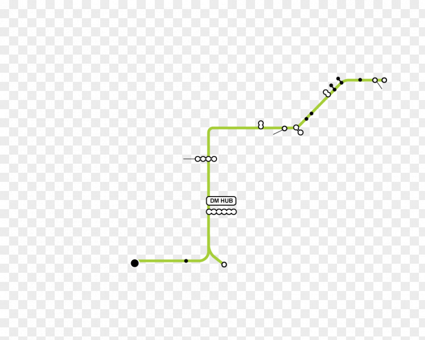 Digital Marketing Map Line Point Green PNG