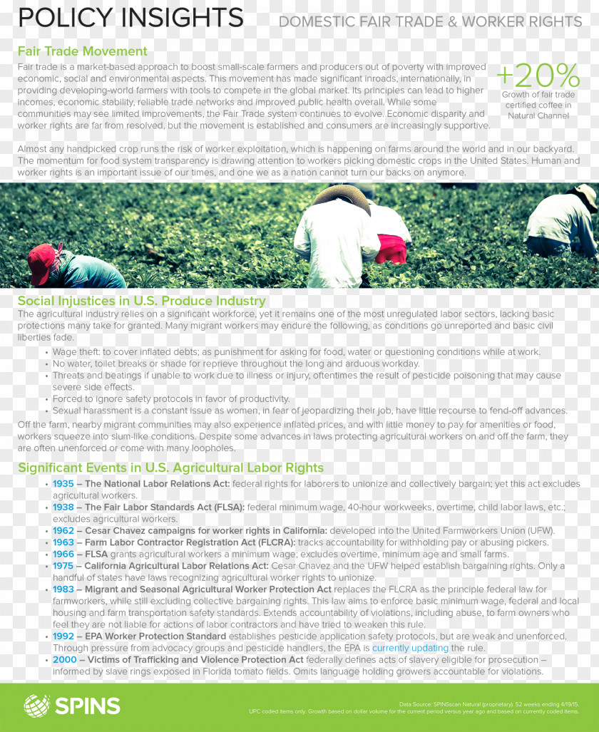 Fairtrade Certification Lawn Meadow Brochure PNG