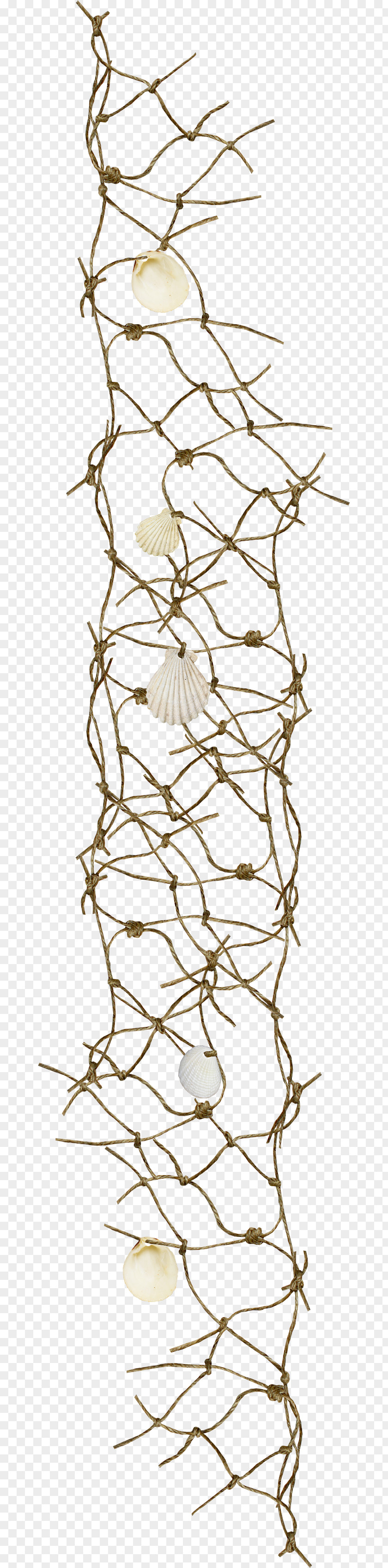 Nautical Fishing Nets Rope Clip Art PNG