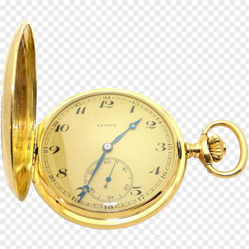 Pocket Watch Brass Meylan Chronograph PNG