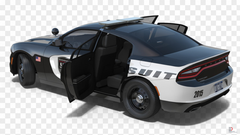 Police Car 2015 Dodge Charger 3D Computer Graphics PNG