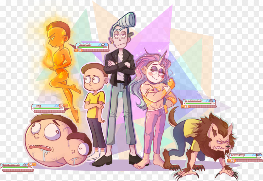 Rick And Morty Dance Pocket Mortys DeviantArt Fan Art PNG