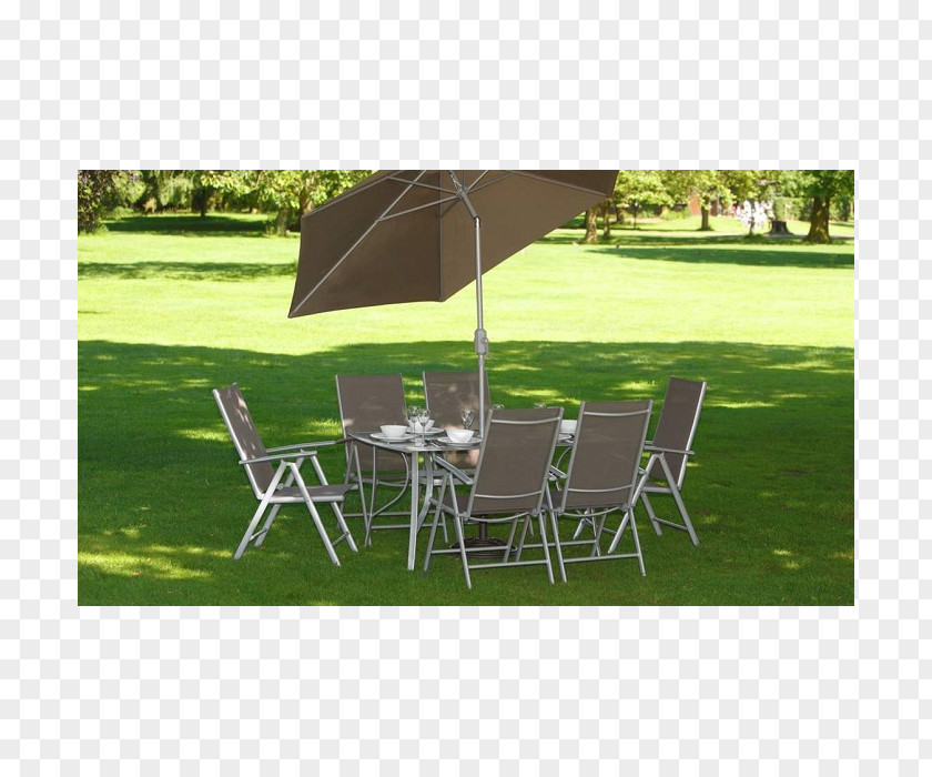 Table Shade Sunlounger Dining Room Garden PNG