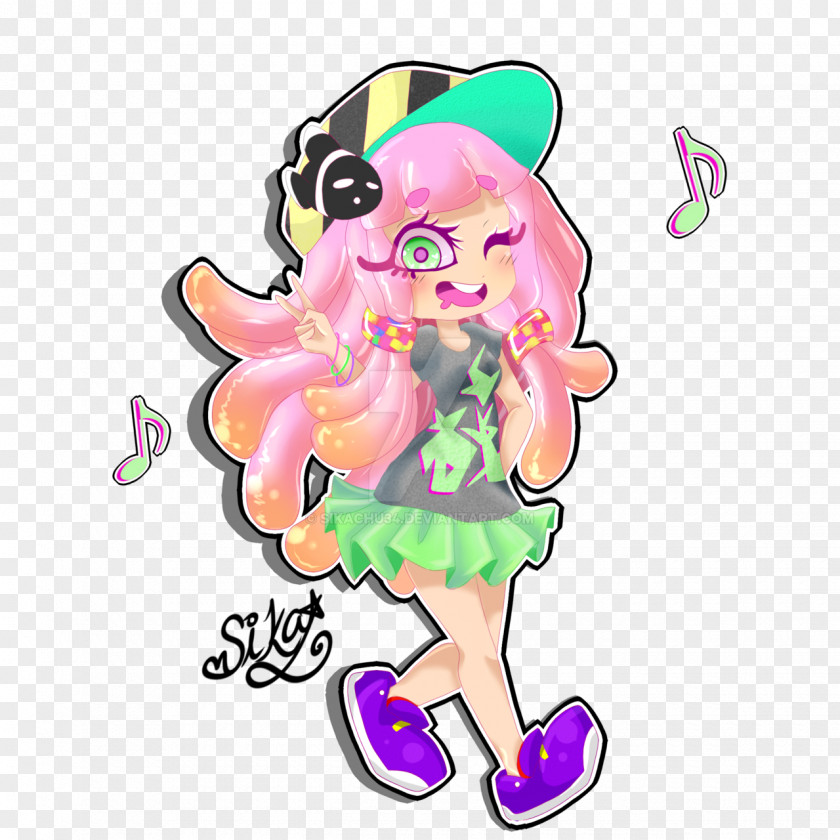 Anenome Splatoon 2 Fan Art Nintendo PNG