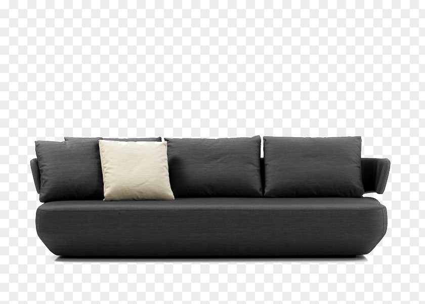 Black Sofa Modern Minimalist Décor Rest Table Couch Chair Bench PNG