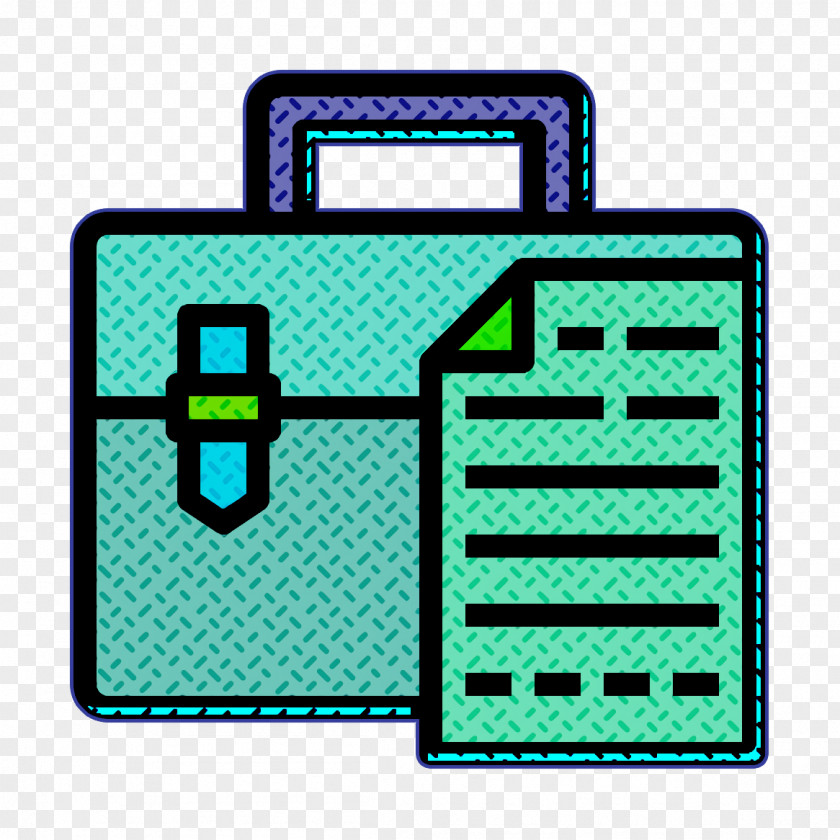 Office Stationery Icon Briefcase Work PNG