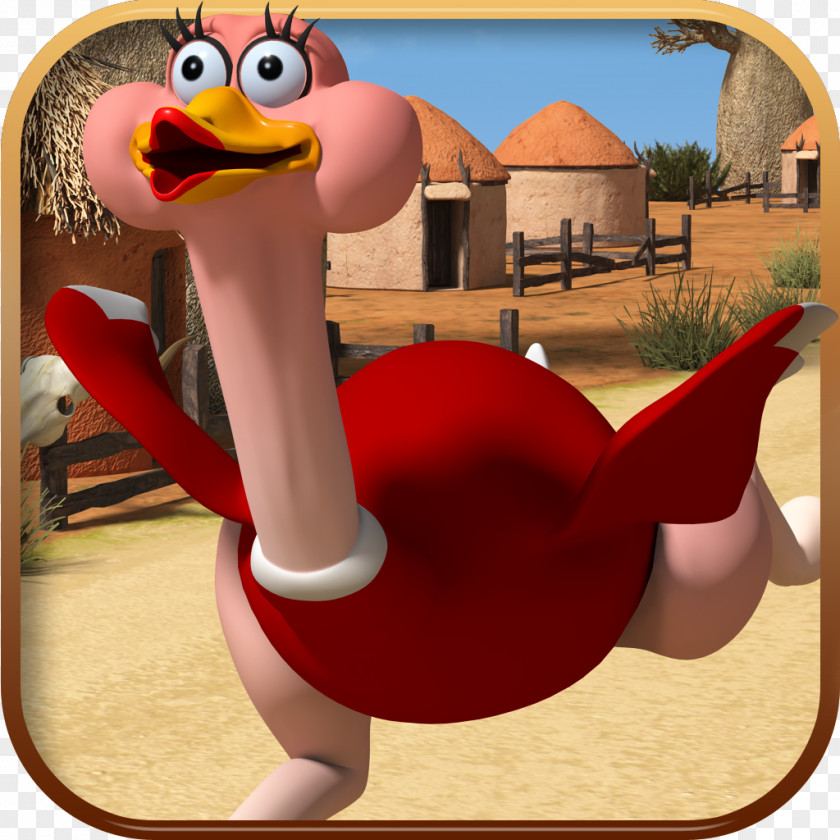 Ostrich IPad 2 Safari App Store Flightless Bird Beak PNG