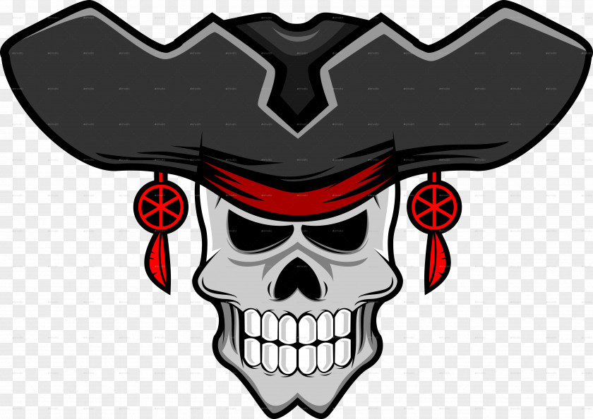 Skull Character Clip Art PNG