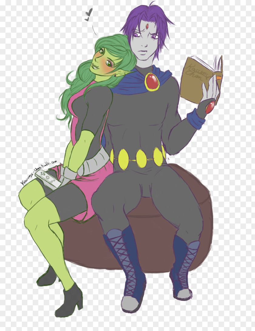 Tuning Switch Beast Boy Raven Starfire Teen Titans Aqualad PNG