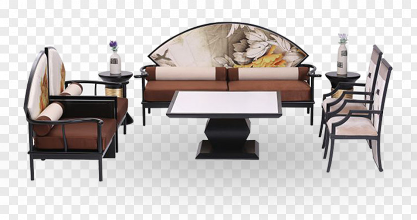 Chinese Wind Sofa Table Furniture Taobao Couch Tmall PNG