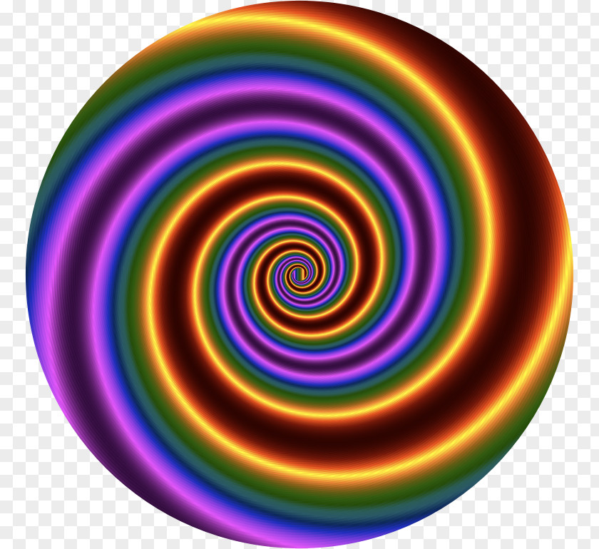Geometric Image Vortex Color Whirlpool Clip Art PNG