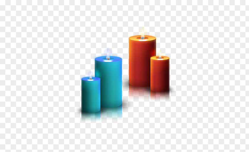 Hand-painted Candles Candle Christmas Clip Art PNG