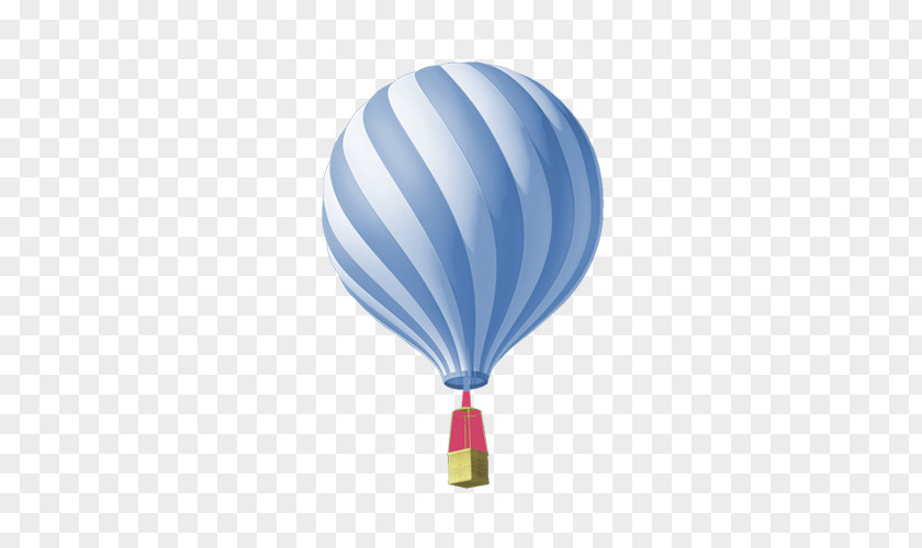 Mid-HD Multi-layer Material,hot Air Balloon Hot Ballooning Airplane Blue PNG