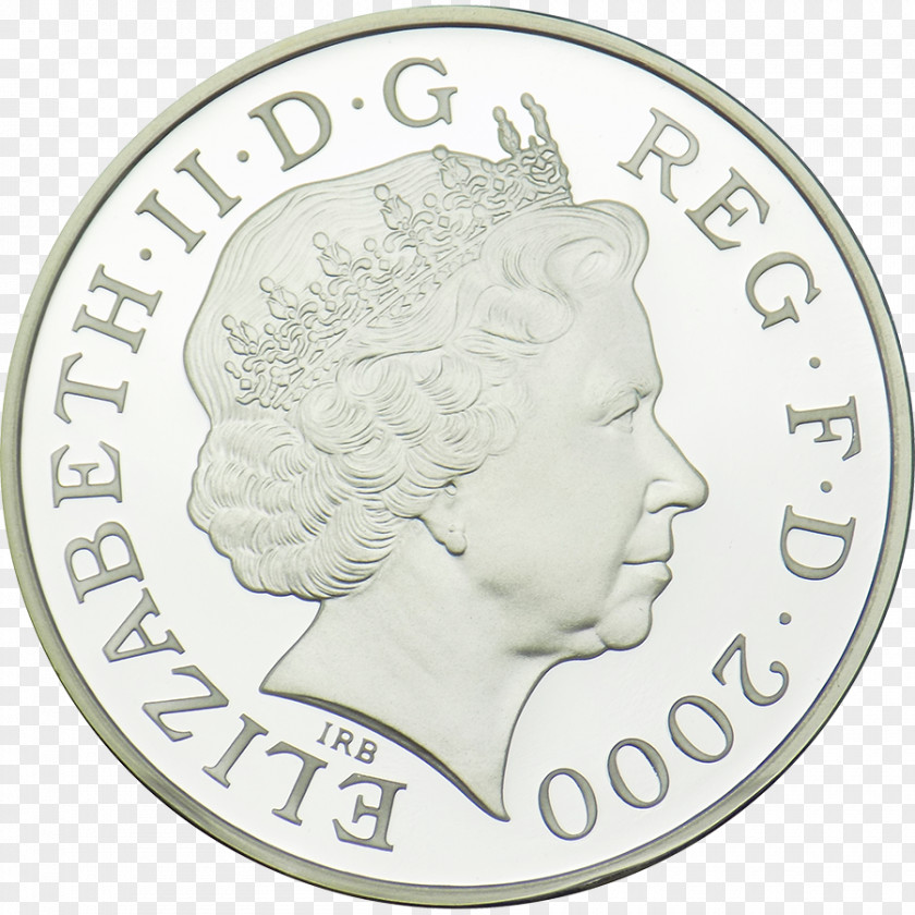 Silver Crown United Kingdom Coin Pound Sterling Penny Fifty Pence PNG