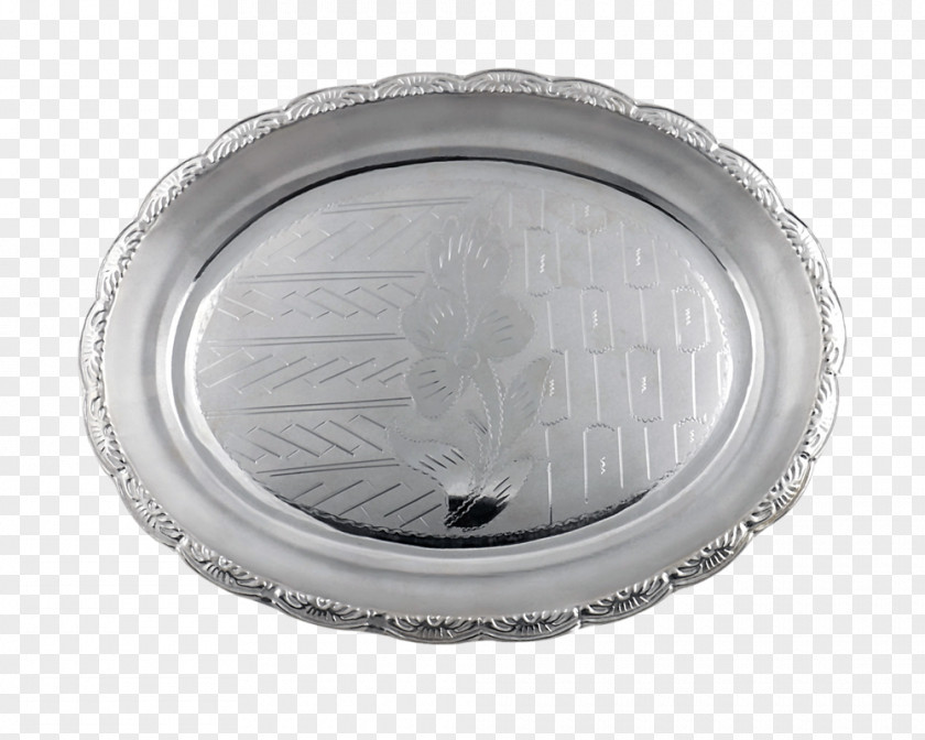 Silver Plate Platter Metal PNG