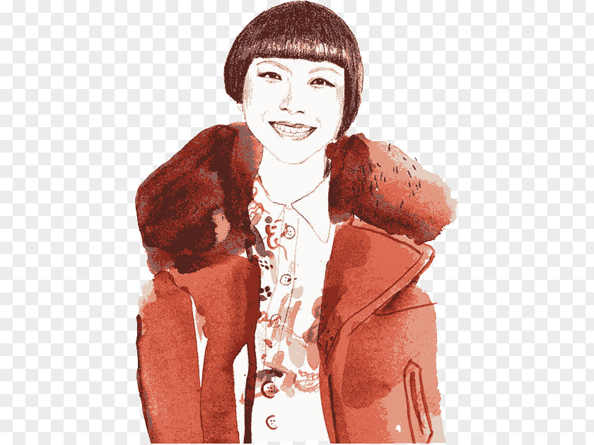 Watercolor Retro Woman Fashion Illustration Painting PNG