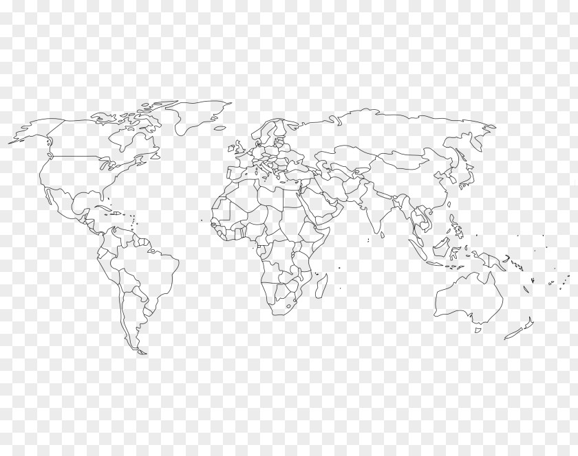 Globe World Map Mapa Polityczna PNG