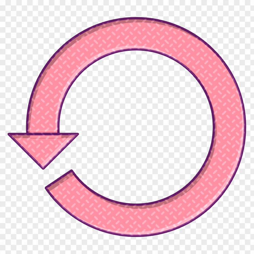 Pink Circular Icon PNG