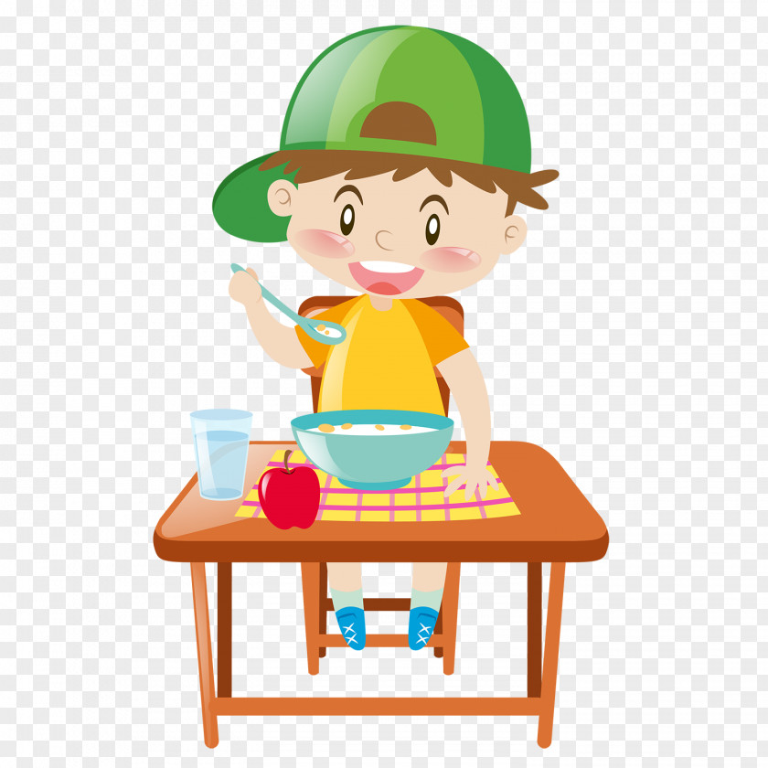 Small Baby Boy Breakfast Cereal Stock Photography Image Vector Graphics PNG