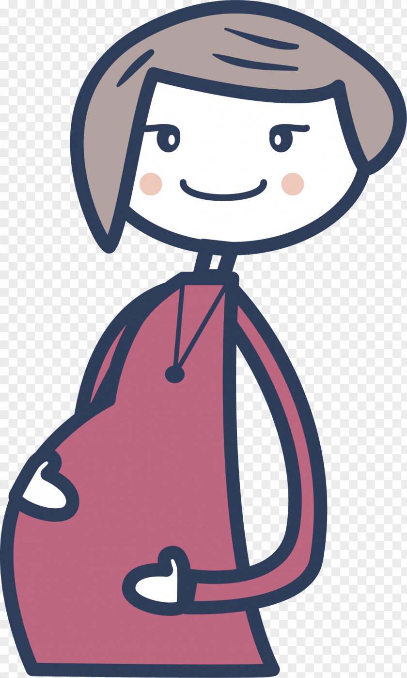Vector Illustration Of Pregnant Women Cartoon Google Images PNG