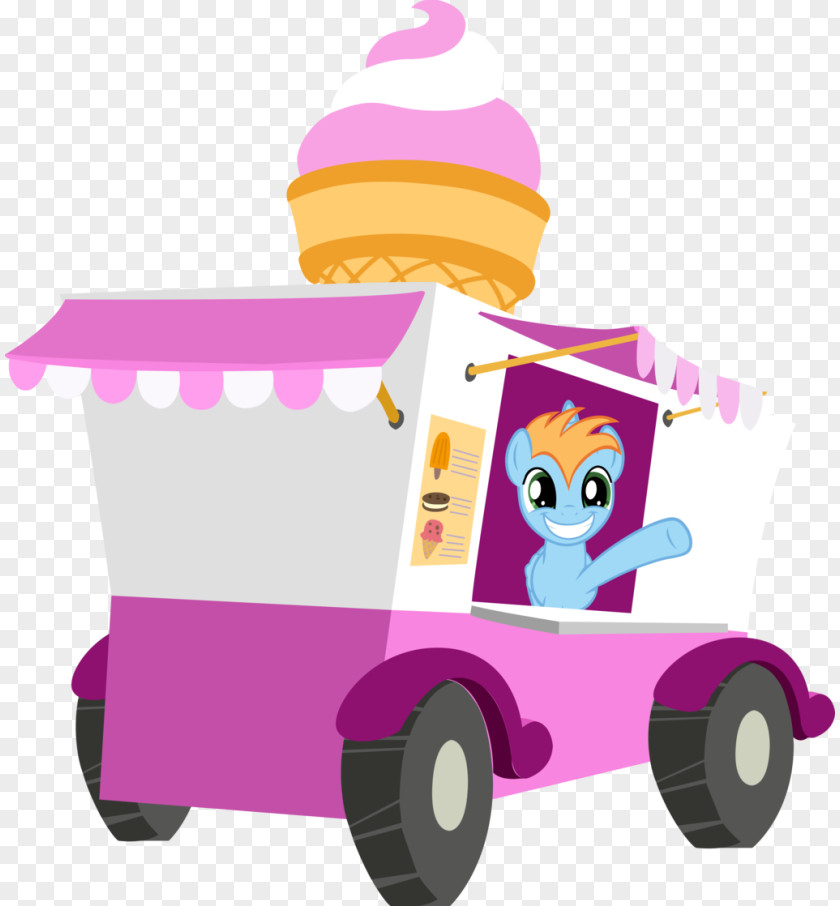 Vektor Ice Cream Van Slush Cart PNG