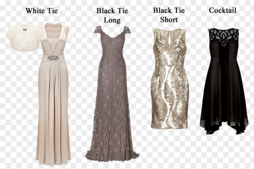 Dress Black Tie Code Clothing White PNG