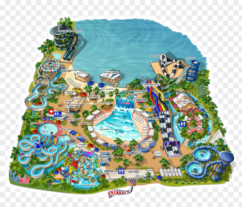 Park Wet 'n Wild Orlando Universal Studios Florida Volcano Bay Amusement Walt Disney World PNG
