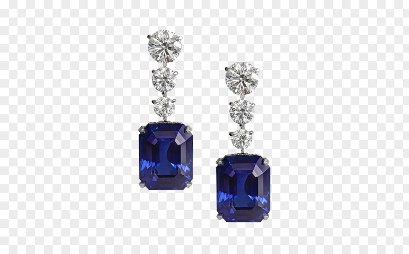 Sapphire Earring Jewelry And Jewels Jewellery Diamond PNG