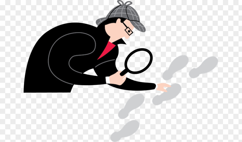 Step Process Marketing Research Magnifying Glass Detective Analysis PNG