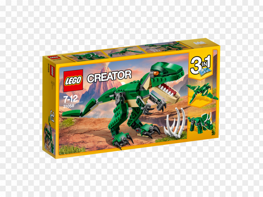 Toy LEGO 31058 Creator Mighty Dinosaurs Lego 3-in-1 PNG