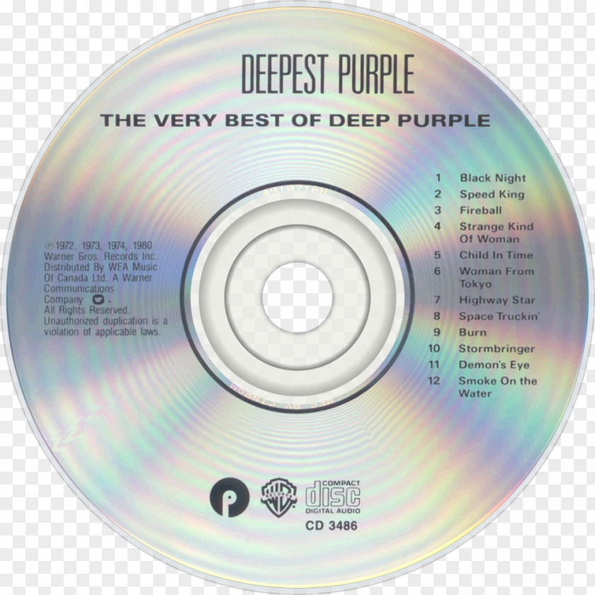 Compact Disc Deepest Purple: The Very Best Of Deep Purple 30: PNG