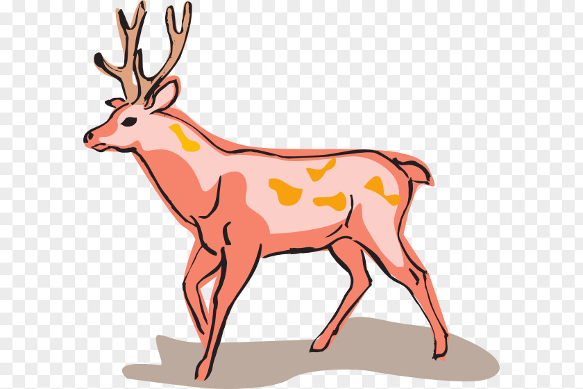 Deer Vector Red Fallow Clip Art PNG
