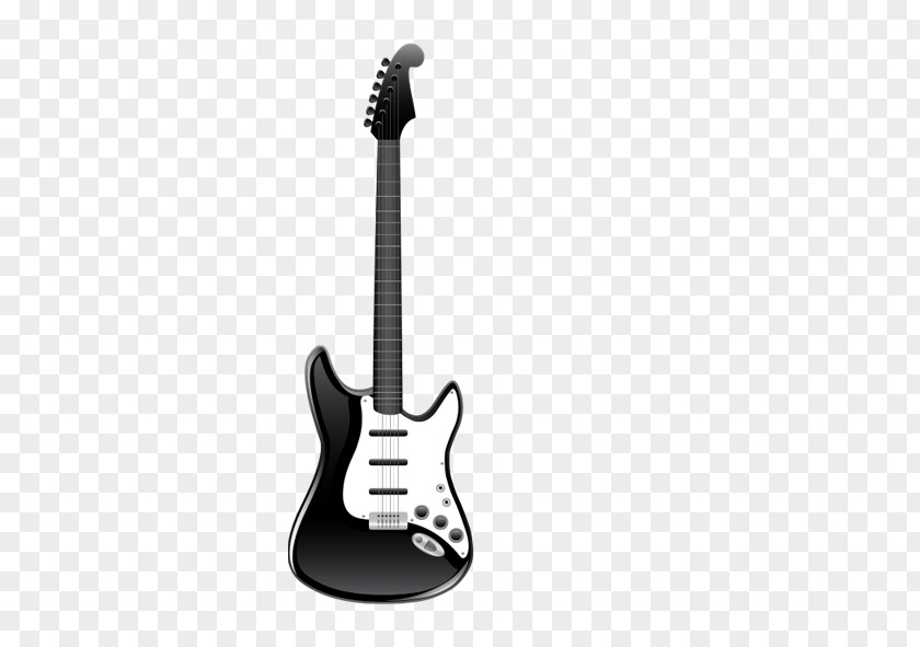 Musical Instruments Electric Guitar Royalty-free Black And White Clip Art PNG