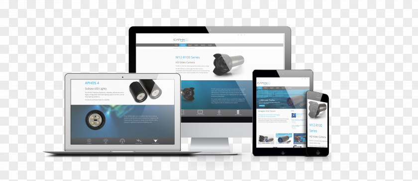 Smartphone Responsive Web Design Microsite PNG