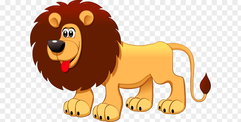 Vector Cartoon Lion Puppy Dog Clip Art PNG