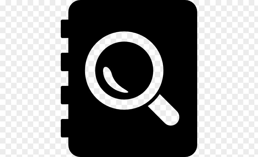 Student Reader Magnifying Glass Book PNG