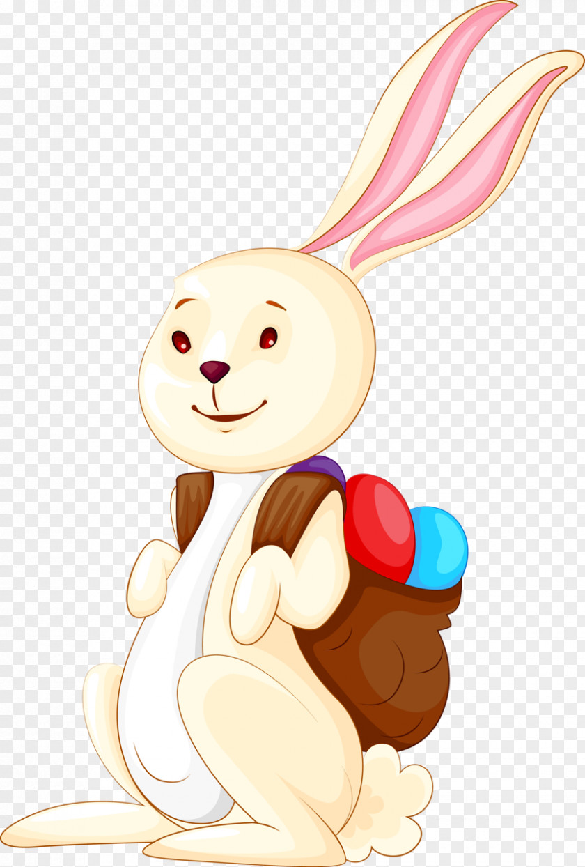 Bunny Easter Rabbit Backpack Clip Art PNG